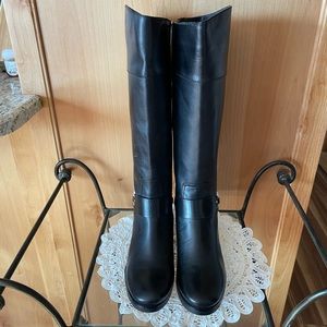 Michael Kors Black Leather Boots